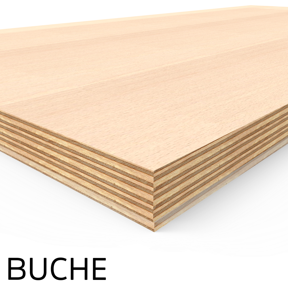 Multiplex tabletop, natural beech 20 cut to size