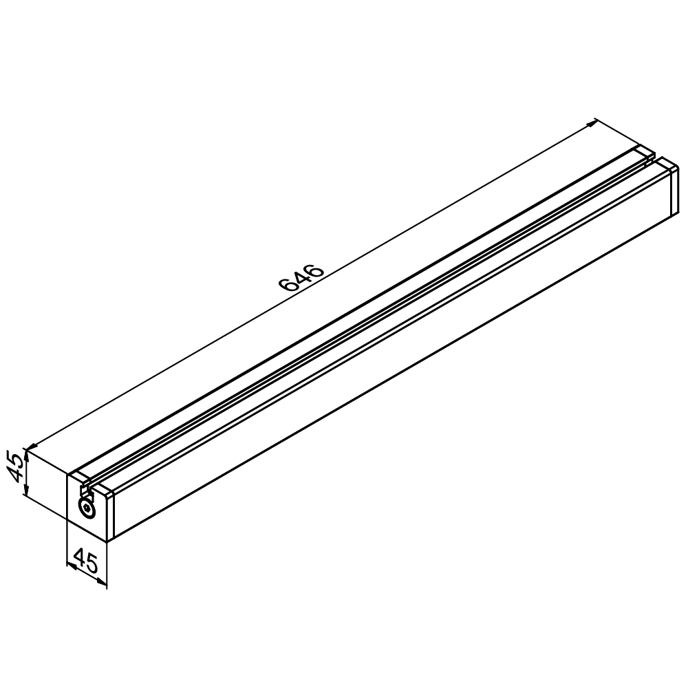 Produktmaßzeichnung (L)