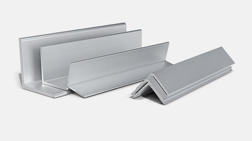 Aluminium profile rails