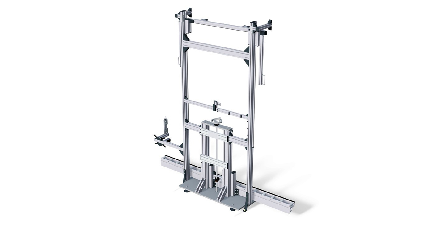 Module holder, height-adjustable