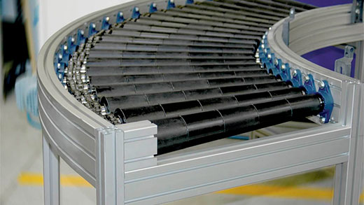 Roller conveyor systems