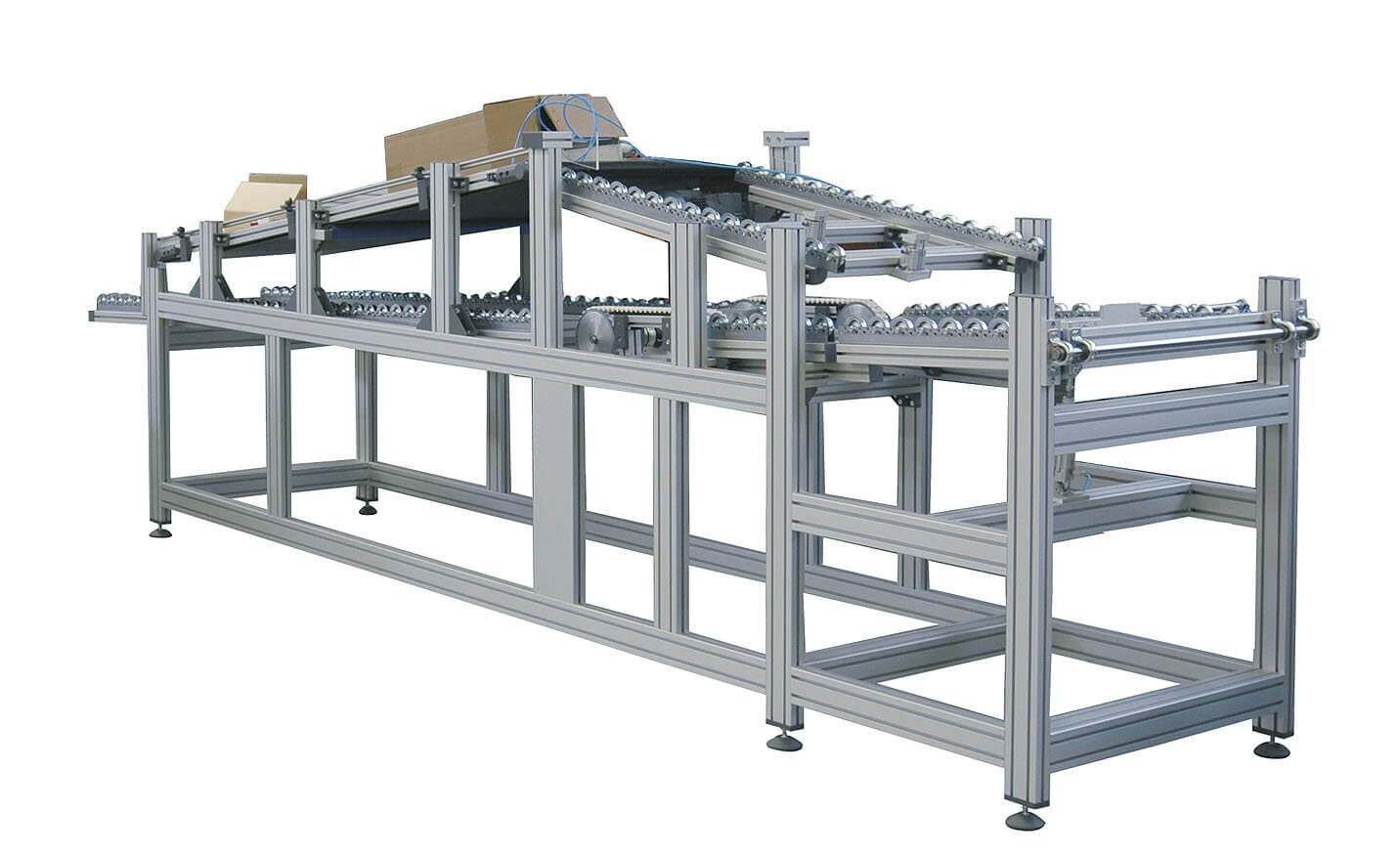 Roller conveyor system - non-driven roller conveyors