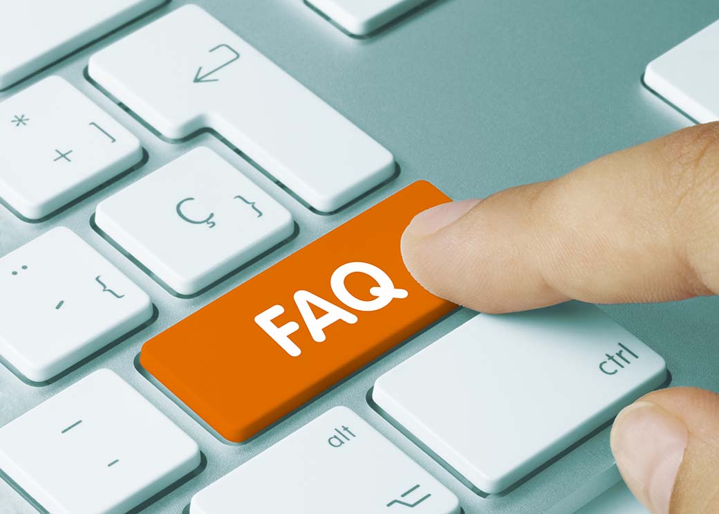 [Translate to English:] FAQ - frequently asked questions