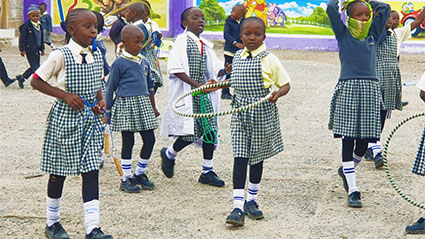 Arnold Janssen Primary School playground